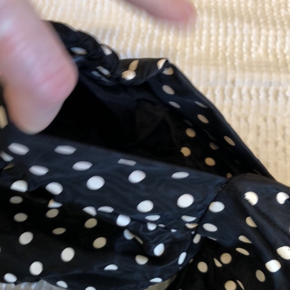 🎉HP! Vintage Victor Costa Prom Dress (1988!) with Polka Dots and Rhinestones - Picture 11 of 16